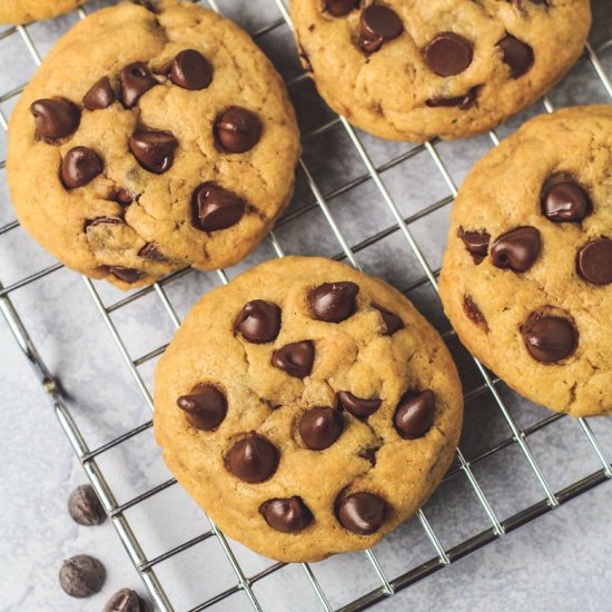 Banana Chocolate Chip Cookies