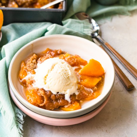 Peach crisp