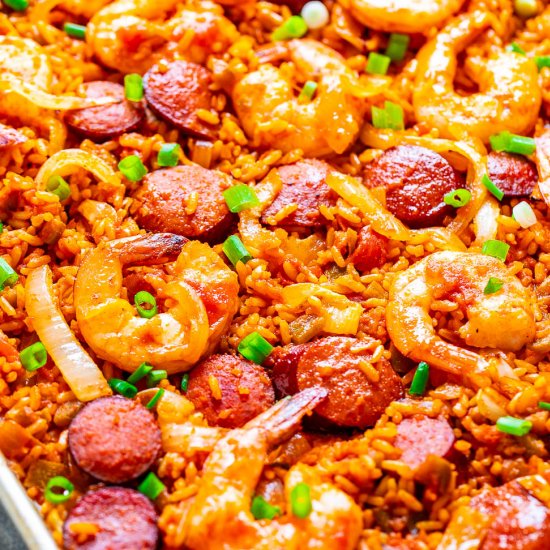 Sheet Pan Jambalaya