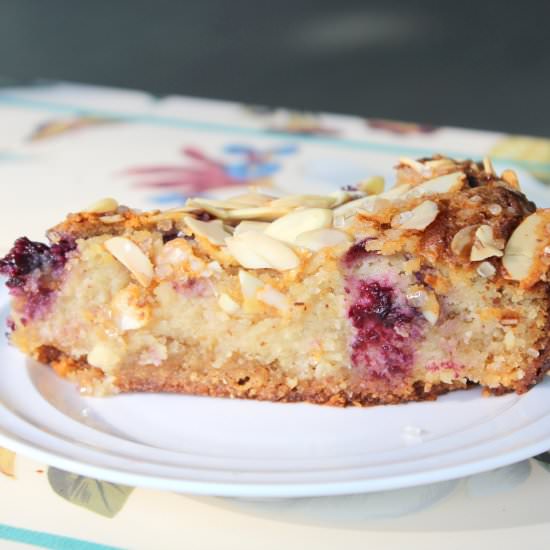 Blueberry, Orange and Almond cake