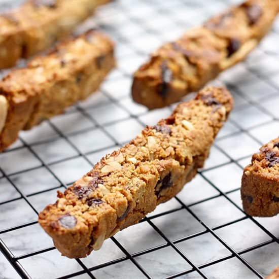 Chocolate Cherry Almond Biscotti