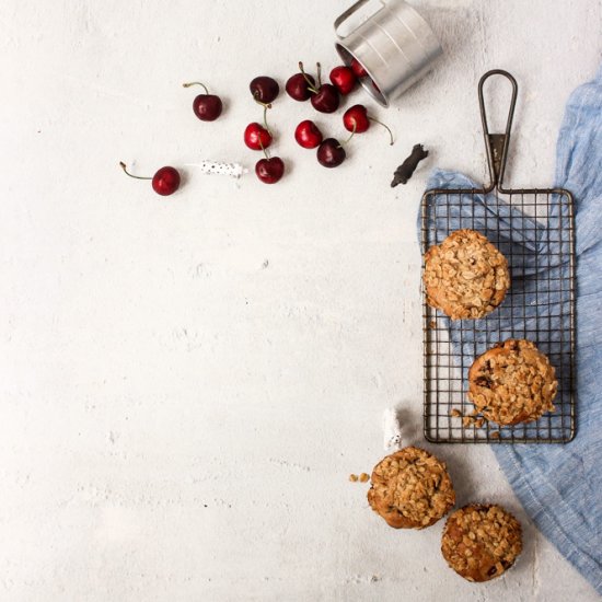 Cherry Rye Muffins