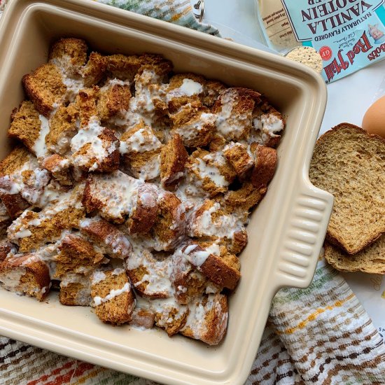 HEALTHY Bread Pudding Bake