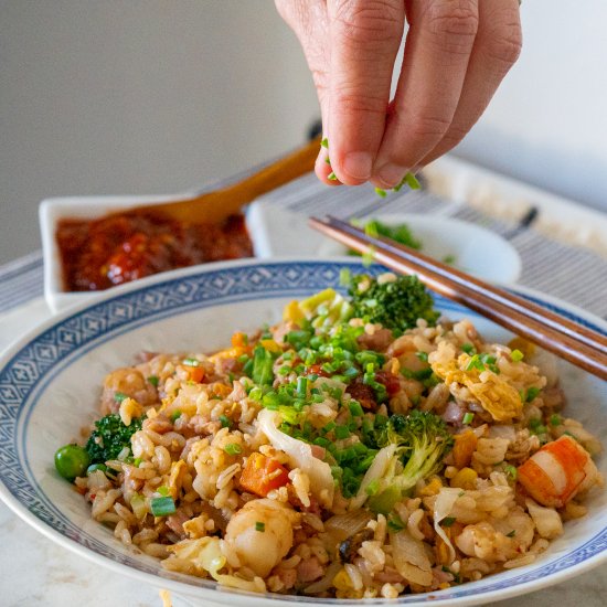 Chinese Style Shrimp Fried Rice