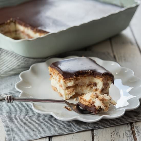 No-Bake Eclair Cake from Scratch