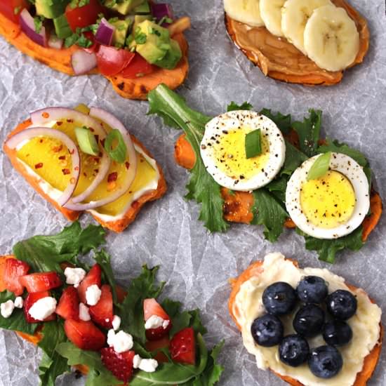 Sweet potato Toasts