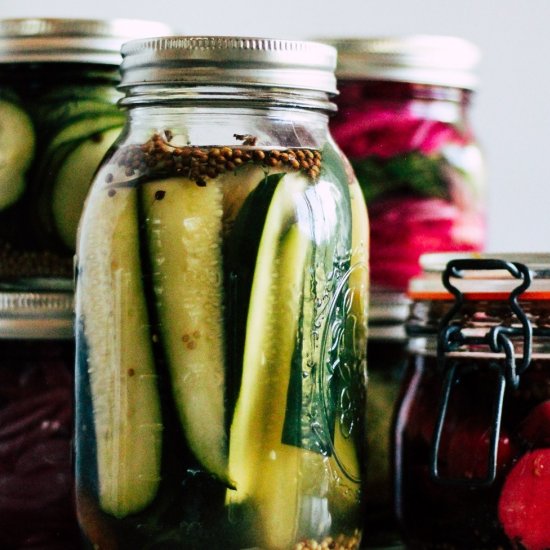 Quick Pickles 3 Ways