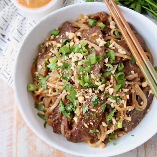 Thai Beef Noodle Bowl