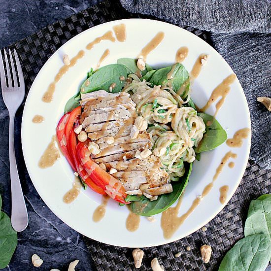 Low Carb Thai Salad with Chicken