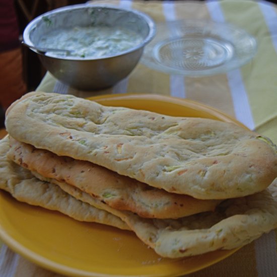 Zucchini Pita Bread