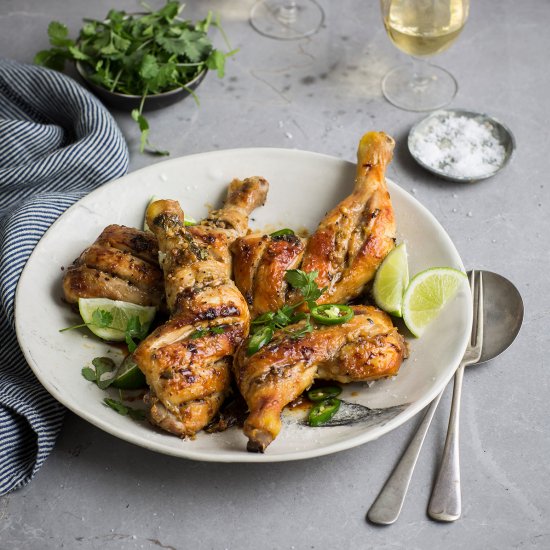 Tequila, lime & honey chicken