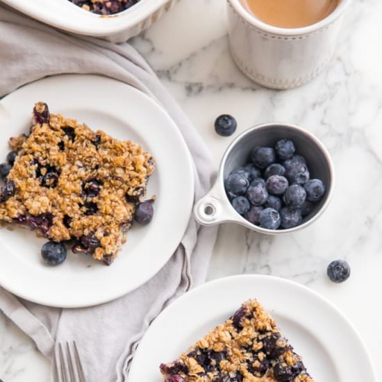 Blueberry Baked Oatmeal