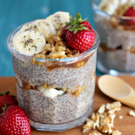 Nutty Banana Chia Pudding