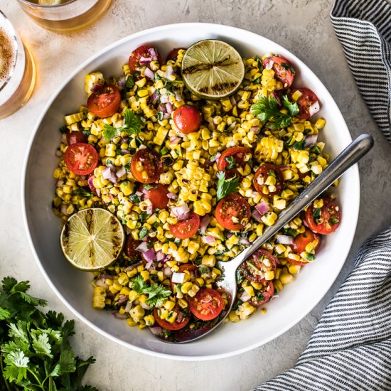 Grilled Corn Salsa