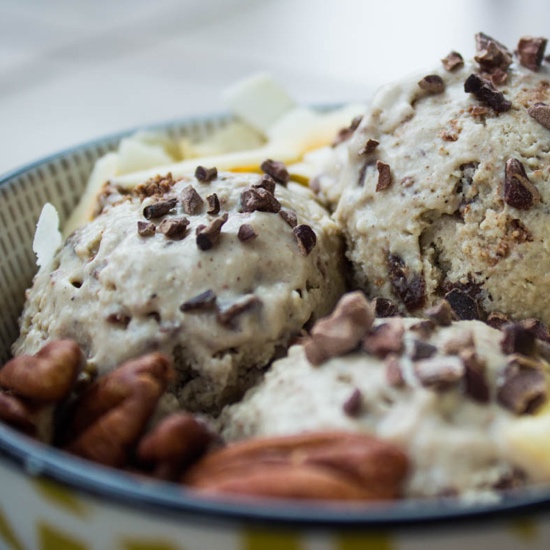 Banana Chocolate Fudge Ice Cream