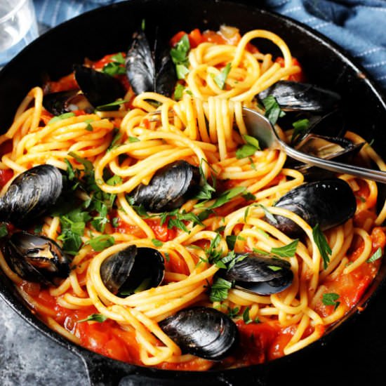 Pasta with Mussels