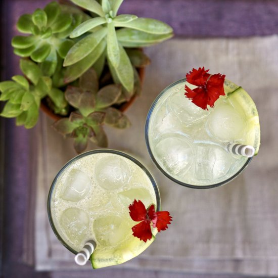 Cucumber Limeade Mocktail