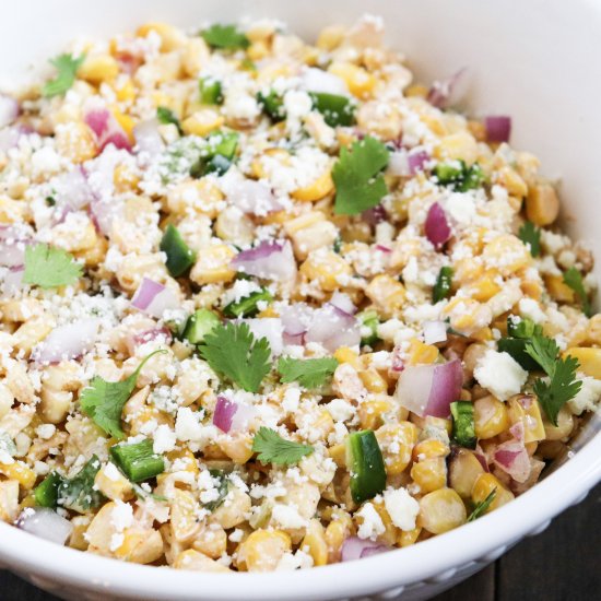 Mexican Grilled Street Corn Salad