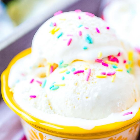 Cake Batter Ice Cream