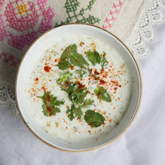 Easy Cucumber Raita