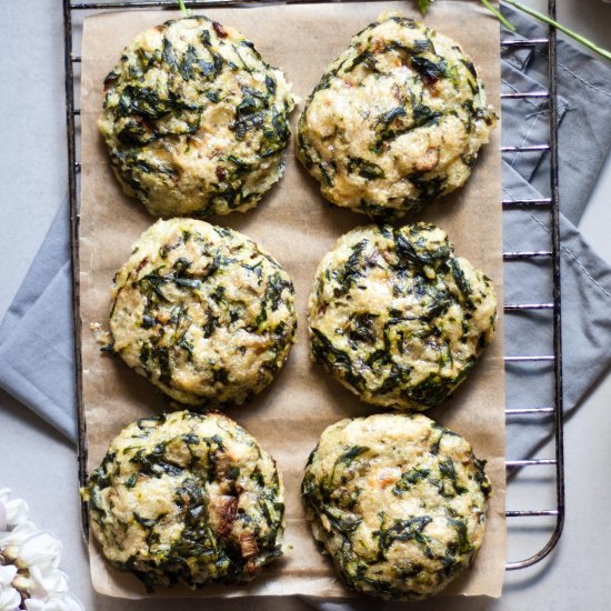 Spinach and Rice Patties