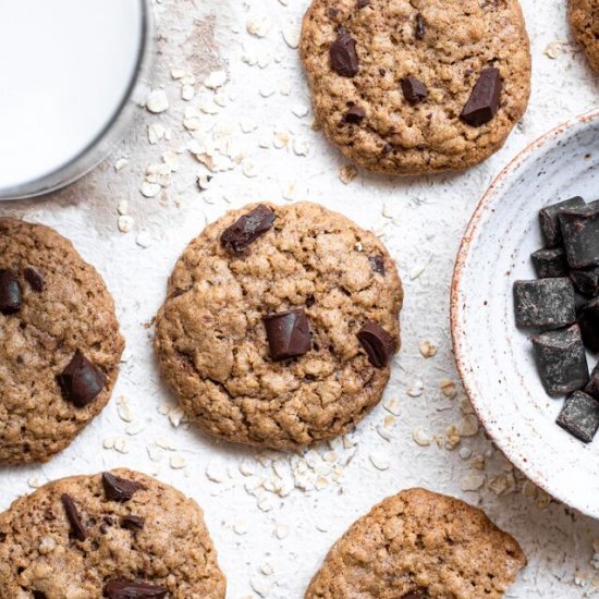 Brown Butter Oatmeal Cookies