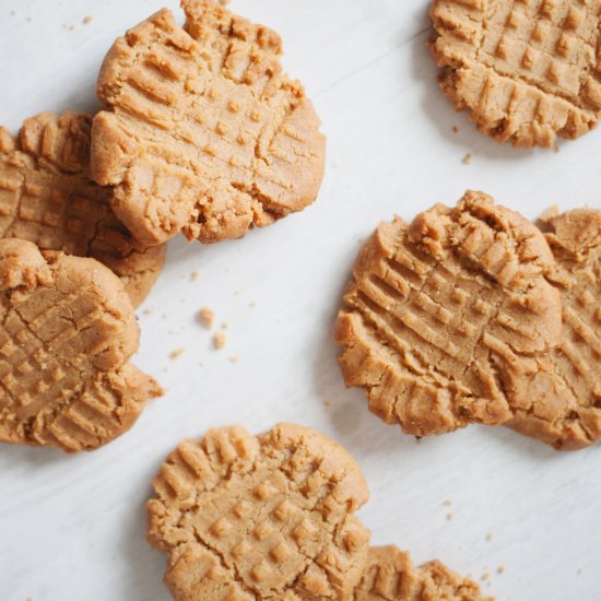 Vegan Classic Peanut Butter Cookies