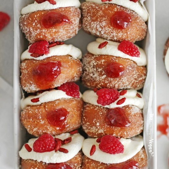 Jam filled doughnuts