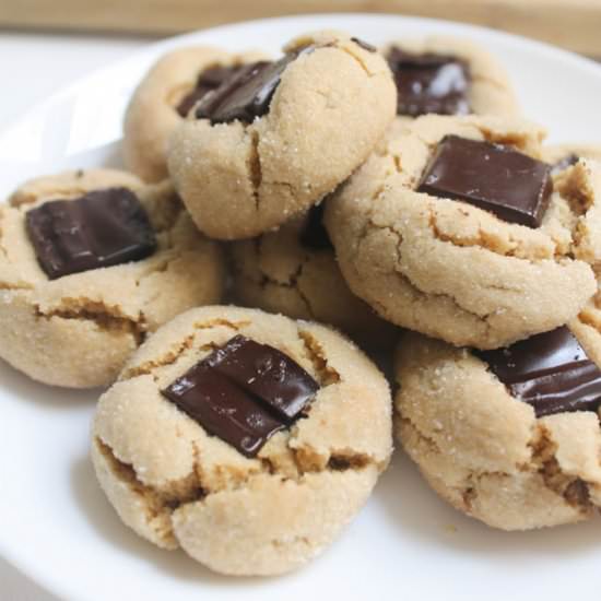 Vegan Peanut Butter Blossoms