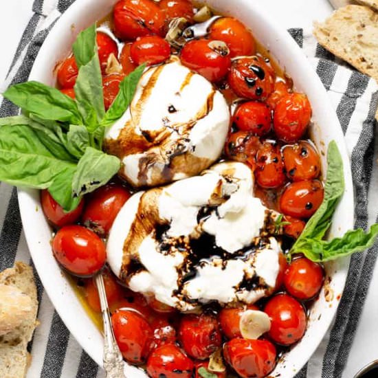 Roasted Tomatoes with Burrata