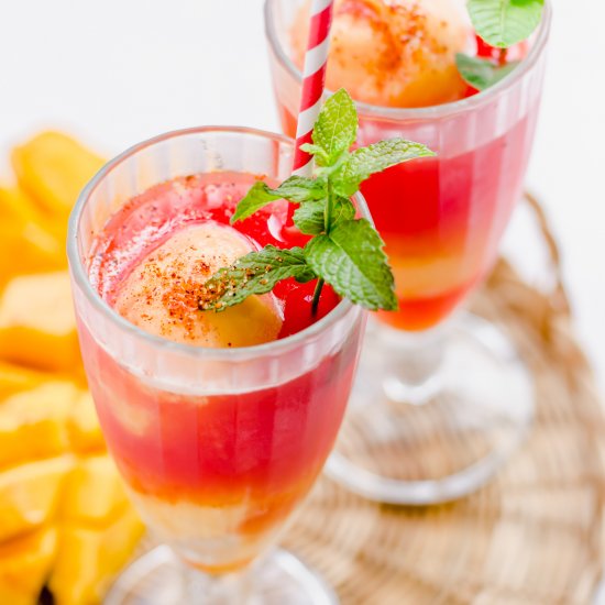 Watermelon Mango Floats