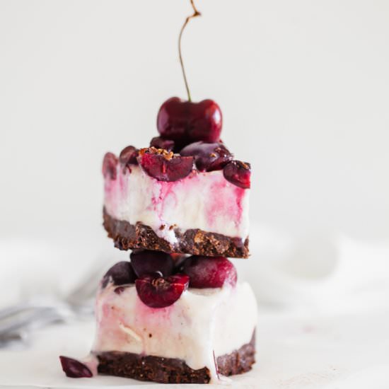 Cherry Ice Cream Bars