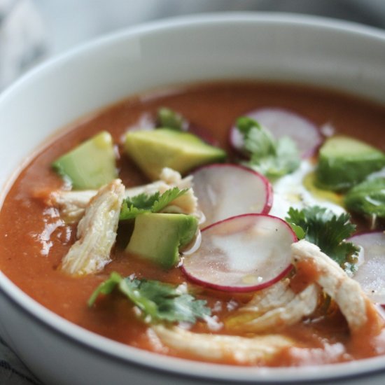 Ancho Chicken Tortilla Soup