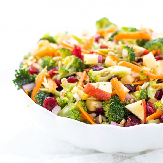 No-Mayo Broccoli Apple Salad