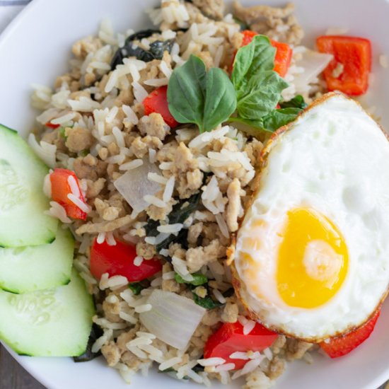 Thai Basil Chicken Fried Rice