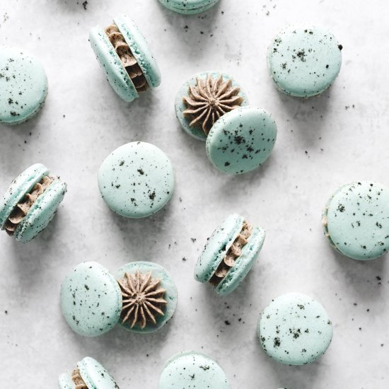 Robin’s Egg Oreo Macarons