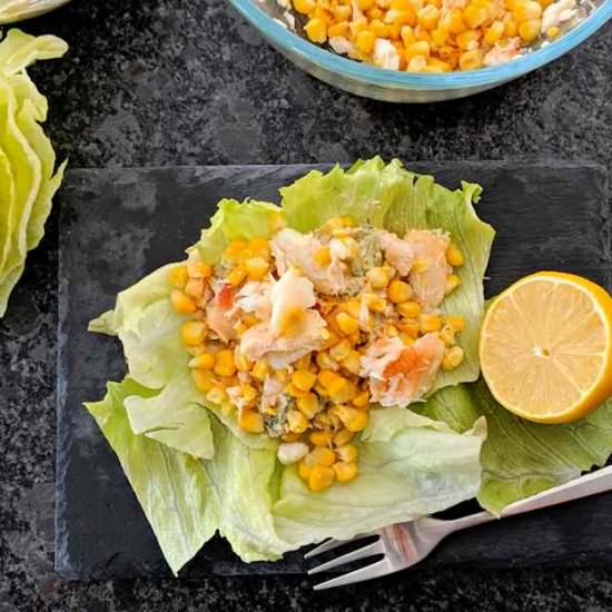 crab and corn salad