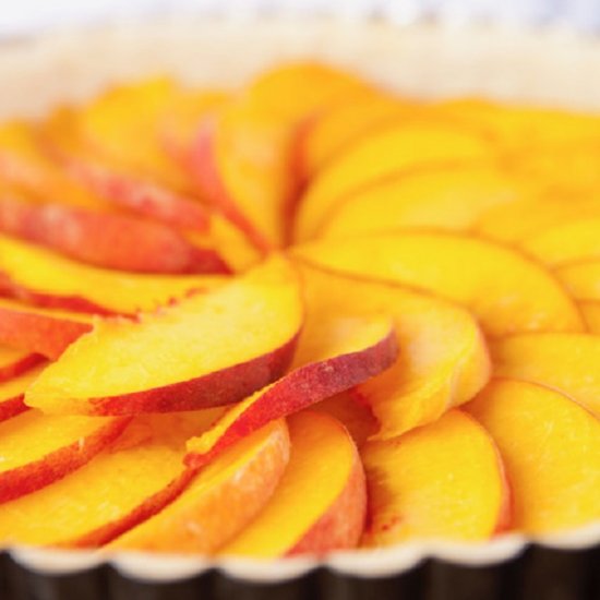 Keto Peach Custard Pudding