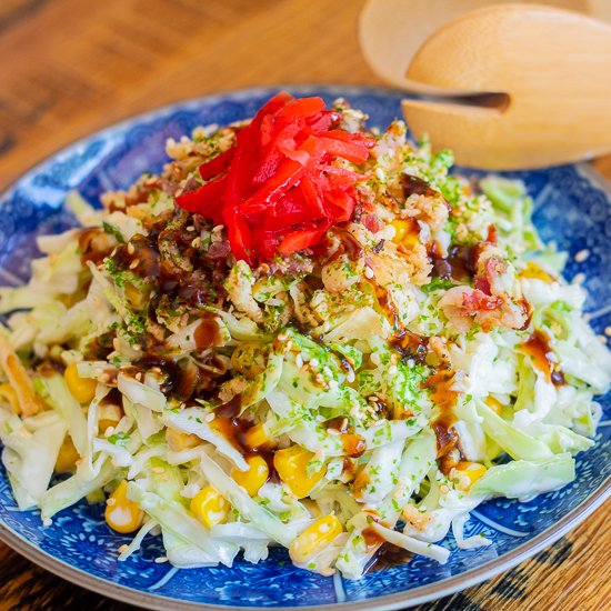 Japanese Okonomiyaki Coleslaw