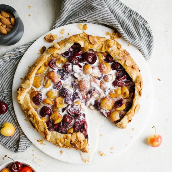 Cherry Almond Galette