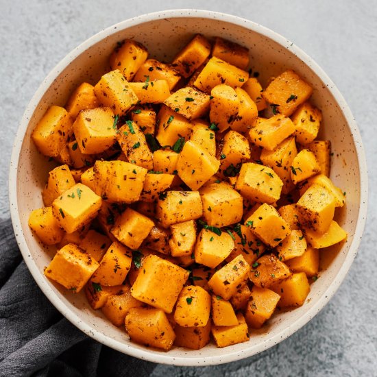 Roasted butternut squash