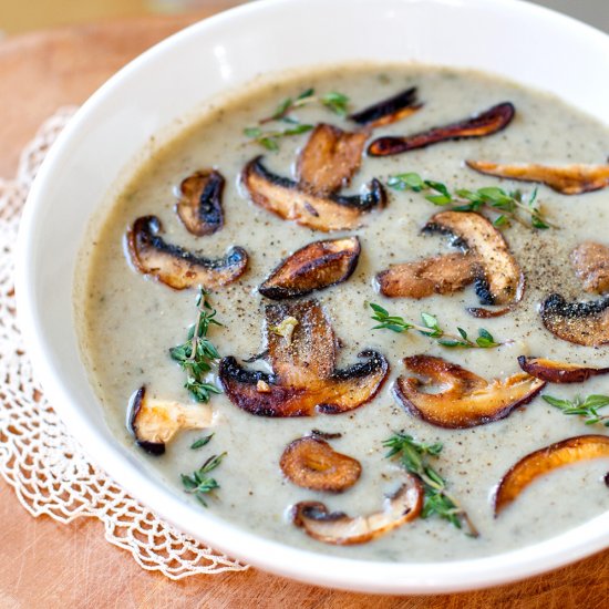 Dairy-Free Cream Of Mushroom Soup