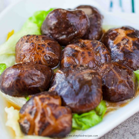 BRAISED CHINESE MUSHROOMS