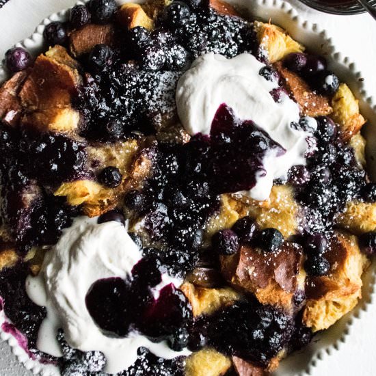 Baked Blueberry French Toast