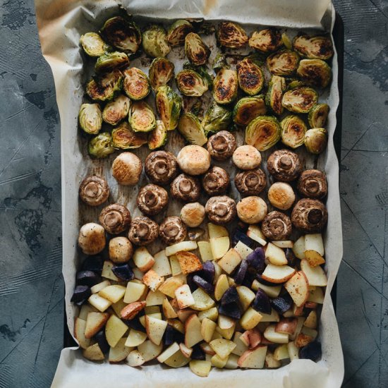 Vegan Sheet Pan Dinner #1