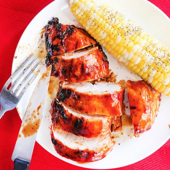 Best Grilled BBQ Chicken Recipe