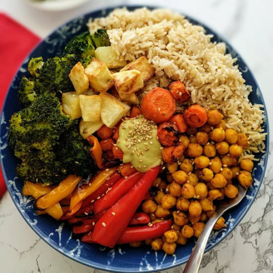 Vegan Veggie Bowl