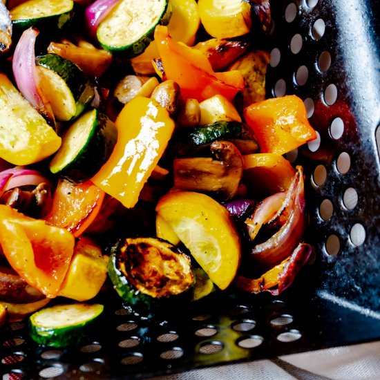 Cilantro Lime Fire Roasted Veggies