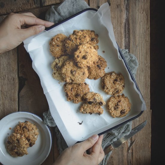 Chocolate Chips Oatmeal Cookies