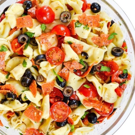 Italian Tortellini Pasta Salad